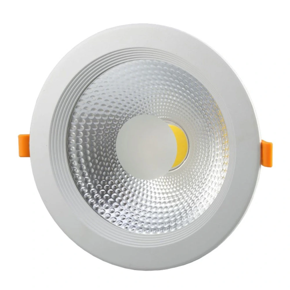 Recessed LED Downlight 20W, 1600lm, 145°, IP20, COB, White Body (OPTONICA)