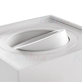 Kvadrāta formas iebūvējams gaismeklis MINI GORD DLP-50 Kanlux