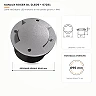 ROGER DL-2LED6 recessed ground marker 1 W, horizontal light, IP66 (Kanlux 07281)
