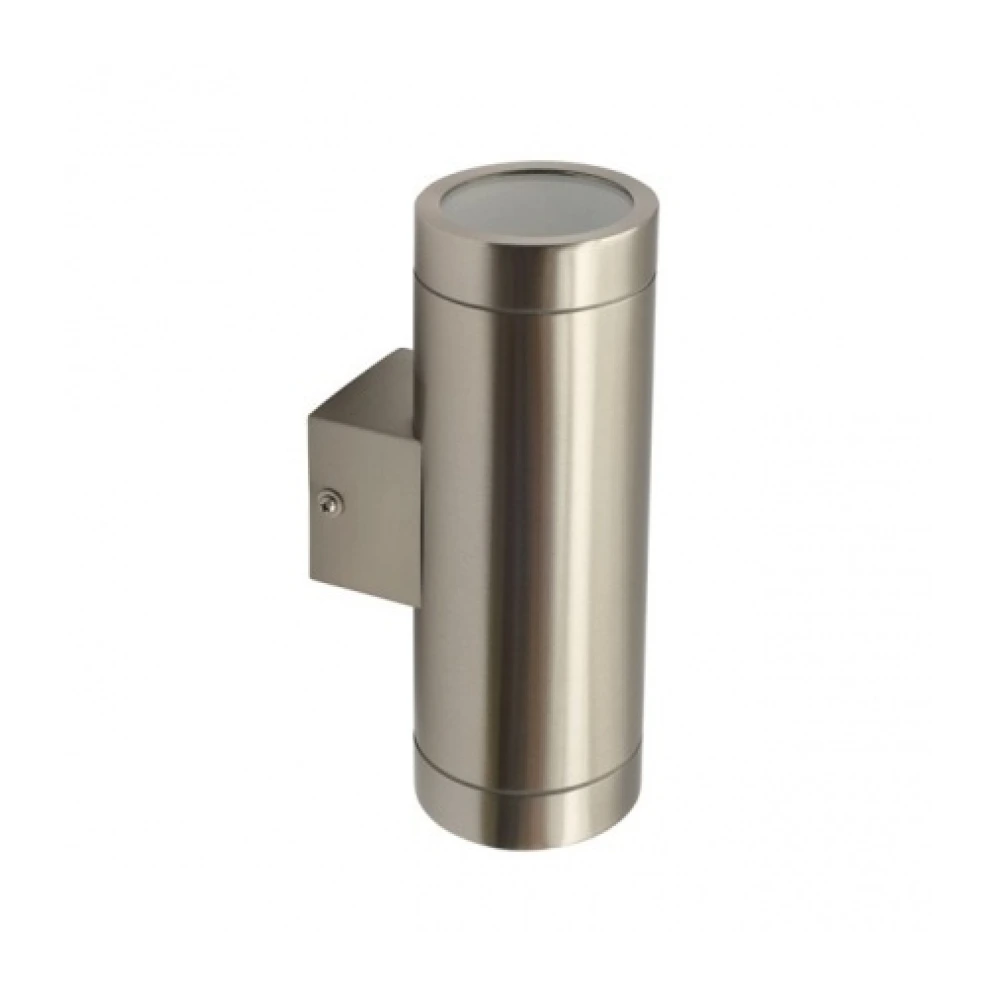MAGRA EL-235 outdoor wall light, stainless steel, 2xGU10, IP44 (KANLUX)