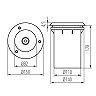 Kanlux XARD DL-40 zemē iebūvējamais gaismeklis, E27, IP67