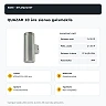 QUAZAR 10 outdoor up/down wall light 2×GU10, steel/chrome, IP44 (KOBI)