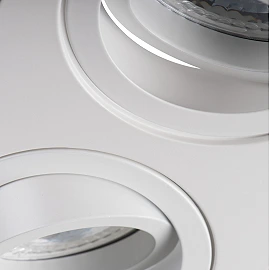 Iebūvējams gaismeklis SEIDY, 1×Gx5.3, Ø92 mm, IP20, melns (Kanlux)
