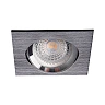 Iebūvējams gaismeklis GWEN, kvadrātveida, Gx5.3, 82×82 mm, IP20, melns (Kanlux)