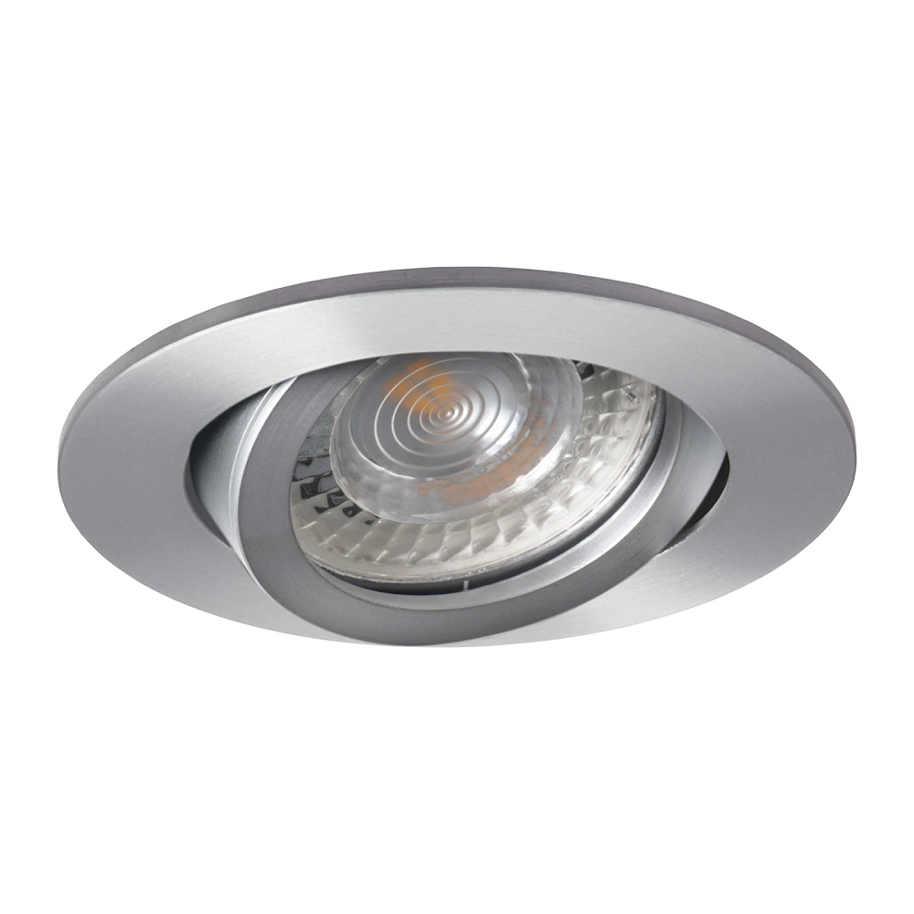 Iebūvējams gaismeklis EVIT, apaļš, Gx5.3, Ø82 mm, IP20, alumīnijs (Kanlux)