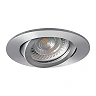 Iebūvējams gaismeklis EVIT, apaļš, Gx5.3, Ø82 mm, IP20, alumīnijs (Kanlux)