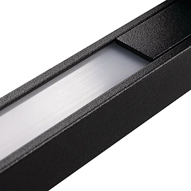 YALTE S 06 LED facade light, 8W, 370lm, 4000K, 600 mm, IP54, black (Kanlux)