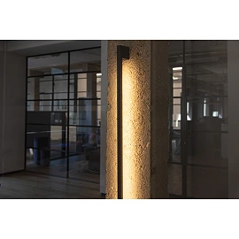 YALTE S 06 LED facade light, 8W, 370lm, 4000K, 600 mm, IP54, black (Kanlux)