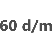 60 diodes/metrā