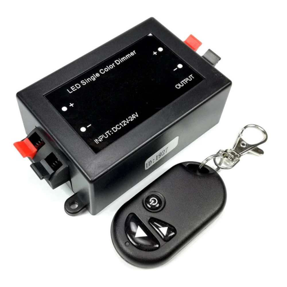 LED Dimmer 12-24V, up to 96W at 12V, RF Remote