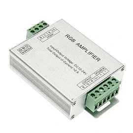 LED RGB Strip Amplifier 12–24V, 144W, 12A