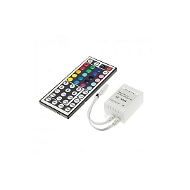 LED RGB Controller 12V, 144W, with 44-Button IR Remote