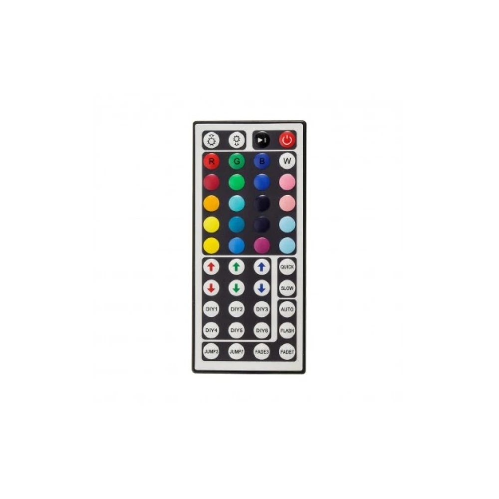 LED RGB Controller 12V, 144W, with 44-Button IR Remote
