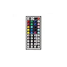LED RGB Controller 12V, 144W, with 44-Button IR Remote