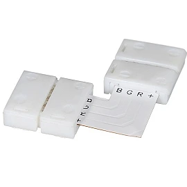 LED strip connector 10mm, 90° - 5050SMD RGB - AC6621