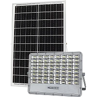 LED Solar Floodlight 30W, 2700lm, CCT, IP65 with Panel (OPTONICA)