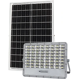 LED Solar Floodlight 30W, 2700lm, CCT, IP65 with Panel (OPTONICA)
