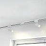 1-Phase LED Track Straight Connector, White (OPTONICA 5157)