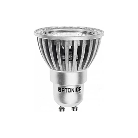 Dimmable GU10 LED Bulb, 6W, 480lm, 2700K, 50° (OPTONICA)