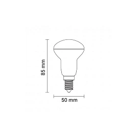 LED Bulb E14 R50, 6W, 450lm, 2700K