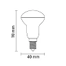LED Bulb R39 E14, 4W, 300lm, 2700K, 200°, IP20 (OPTONICA)