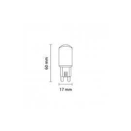 G9 LED Bulb, 5W, 420lm, 2800K, 360° (OPTONICA)