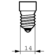 E14 LED spuldzes