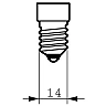 6W, E14, LED bulb, G45, FR, 480Lm, 2800K, SP1449