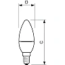 7W, E14, Frosted LED candle, 806Lm, 2700K, B38, CorePro, Philips, 8719514312968