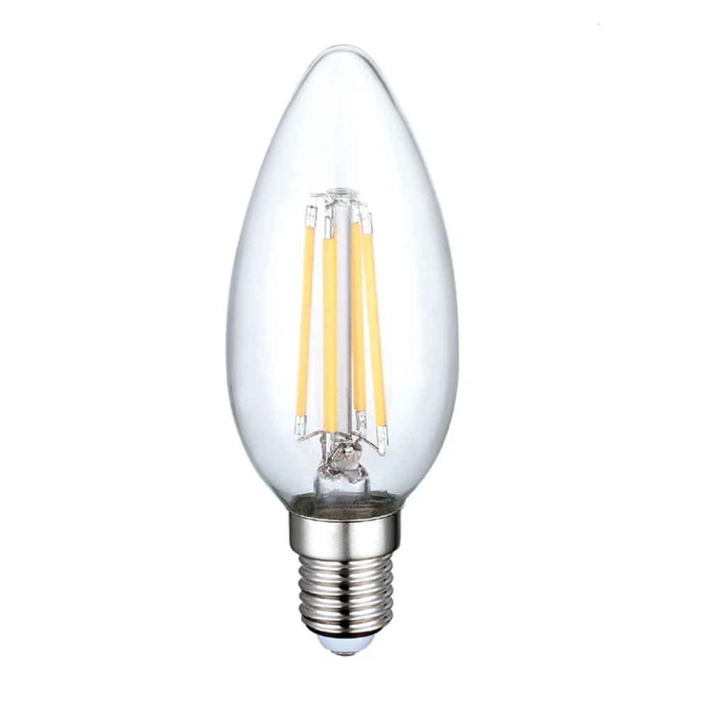 4W Optonica FILAMENT E14 LED candle shaped bulb, 400 lm, WW - SP1472