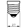 4W, E27, ST64, Filament, Philips LED bulb, 470Lm, 2700K