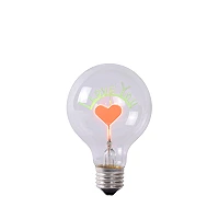 LED Spuldze ar sirsniņu "I love you" - 3W 1700K (Lucide)