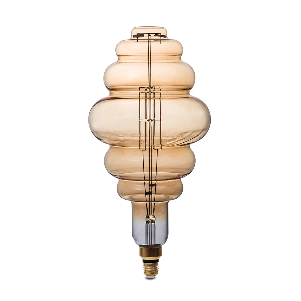 Dimmable 8W Retro Vintage BD200 E27 Filament LED bulb, 810 lm, 1800K - P1791