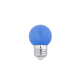 1W E27 G45 LED spuldze, bumbiņas formas, 20 lm, dažādas krāsas - WOJ1179x