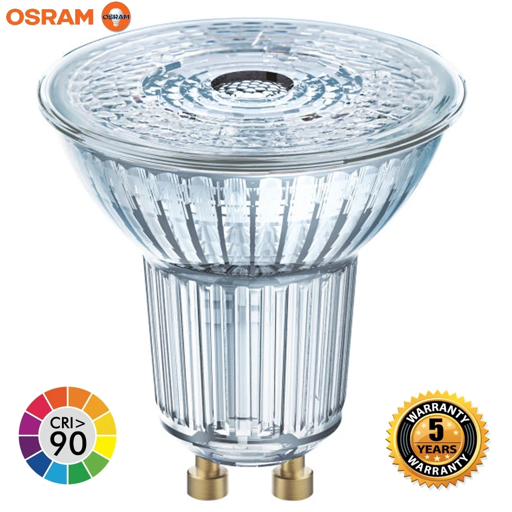 Dimmable 4.5W GU10 LED bulb 927 (50W), 2700K, 350lm, 36°, CRI 90  - Ledvance
