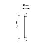 150cm, 24W, T8 LED tube, 3000Lm, G13, TU561x