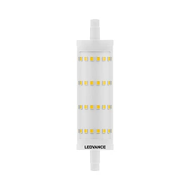 LED R7s spuldze 118mm 13W 2700K 1521lm, nedimmējama, caurspīdīga (LEDVANCE)