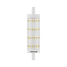LED R7s spuldze 118mm 13W 2700K 1521lm, nedimmējama, caurspīdīga (LEDVANCE)