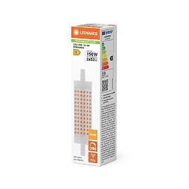 LED R7s spuldze 118mm 18.2W 2700K 2452lm dimmējama, caurspīdīga (LEDVANCE)