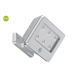 Function outdoor light "LERO", 6 LED module, 0.48W, IP54, with motion detector - 2276-061