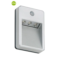 Function outdoor light "LERO", 3 LED module, 0.36W, IP54, with motion detector - 2278-031