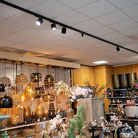 CAFETERIA 3F LED sliežu prožektors 33,7 W 4000K 4170 lm 36° melns (LIVAL)