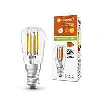 2.8W FILAMENT E14 T26 LED bulb, warm white - 2700K, 250 lm, Ledvance