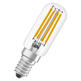 4.2W FILAMENT E14 T26 LED bulb, warm white - 2700K, 470 lm, Ledvance