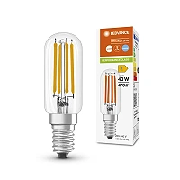 4.2W FILAMENT E14 T26 LED bulb, warm white - 2700K, 470 lm, Ledvance