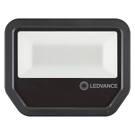 50W LEDVANCE LED prožektors, 3000K, IP65, melns - 4058075421226