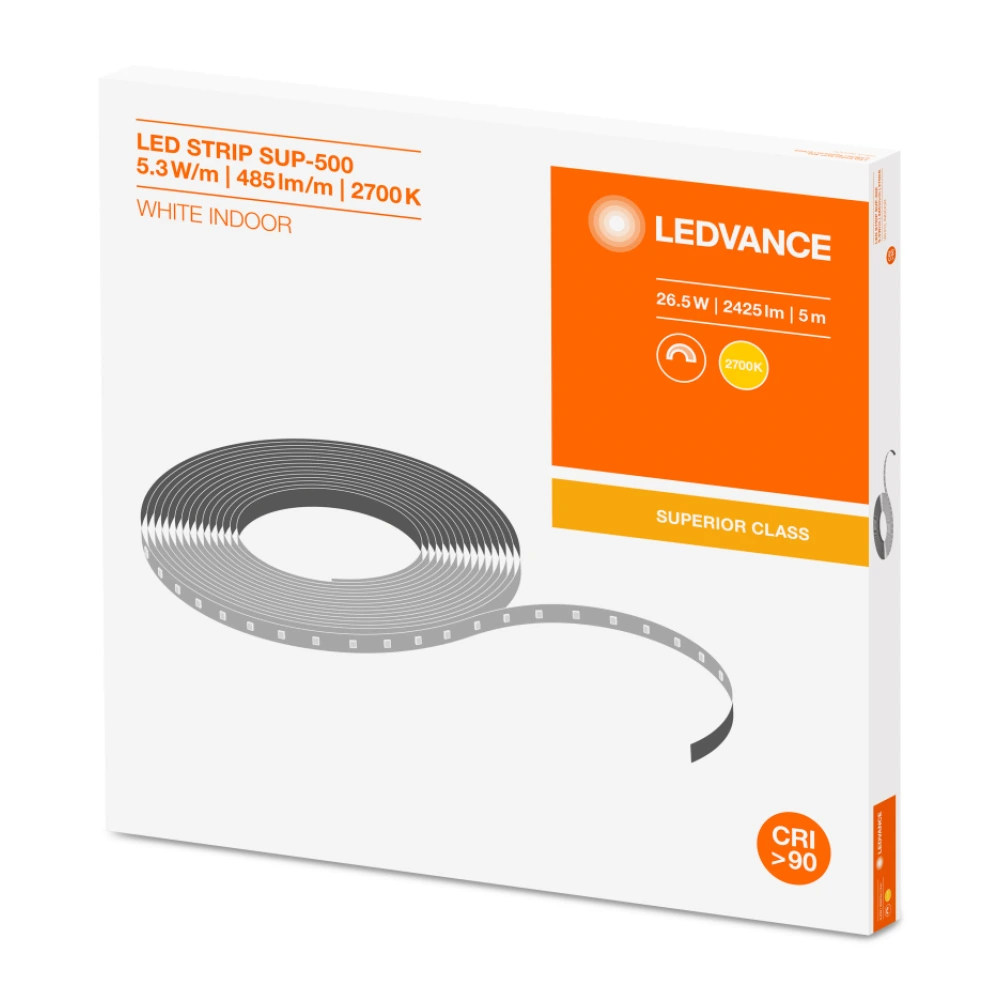 5.3W Ledvance CRI 90+ LED strip Superior class, 1 meter