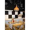 WOODY pendant light Ø30 cm, 1xE27, wood finish (LUCIDE)