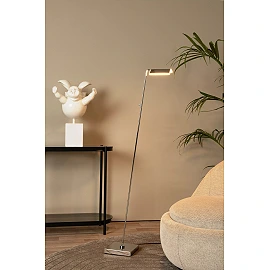 AARON floor reading lamp LED 1x12 W 2700-4000K chrome (Lucide)