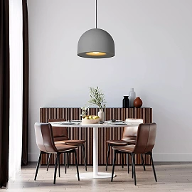 AKRON Pendant light Ø50 cm Premium E27 grey (Lucide)